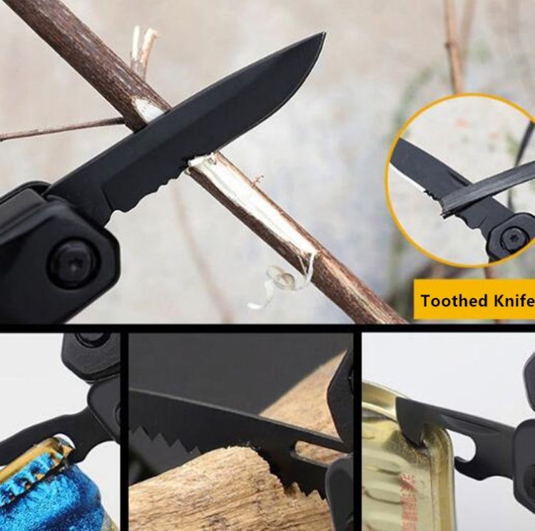 11 in 1 Outdoor Camping Survival Tool Foldable Multifunctional Pocket Plier(Standard Version) - Emergency Tools by PMC Jewellery | Online Shopping South Africa | PMC Jewellery