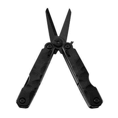 10 in 1 Outdoor Camping Survival Tool Foldable Multifunctional Pocket Scissors(Black) - Emergency Tools by PMC Jewellery | Online Shopping South Africa | PMC Jewellery