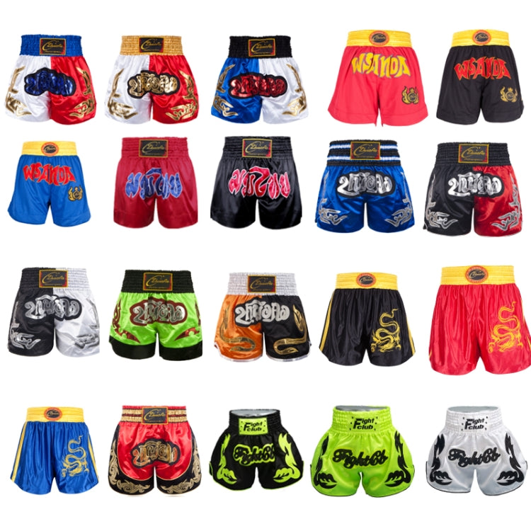 ZhuoAo Muay Thai/Boxing/Sanshou/Fighting Shorts for Men and Women, Size:XXL(Pretty Green) - Sportswear by ZhuoAo | Online Shopping South Africa | PMC Jewellery | Buy Now Pay Later Mobicred