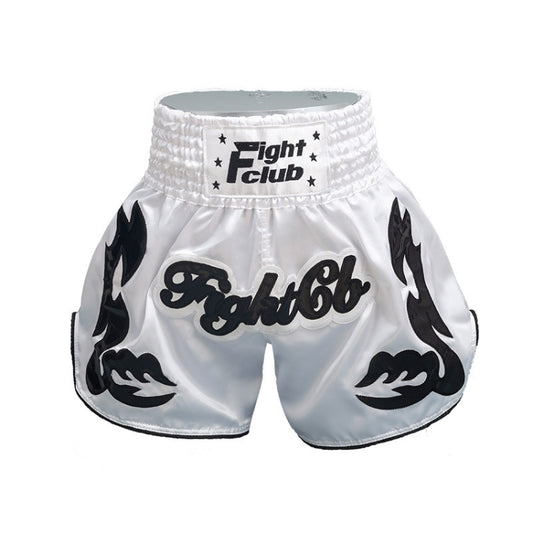 ZhuoAo Muay Thai/Boxing/Sanshou/Fighting Shorts for Men and Women, Size:XL(White Cool) - Sportswear by ZhuoAo | Online Shopping South Africa | PMC Jewellery | Buy Now Pay Later Mobicred