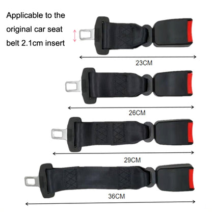 2 PCS Child And Pregnant Woman Car Seat Belt Extender, Length:29cm(Black) - Seat Belts & Padding by PMC Jewellery | Online Shopping South Africa | PMC Jewellery