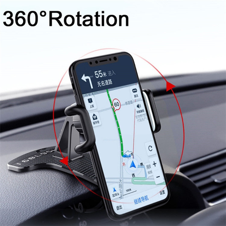 Car Mobile Phone Holder Buckle Instrument Trolley Inner Clip Mobile Phone Navigation Bracket With Number Plate - Car Holders by PMC Jewellery | Online Shopping South Africa | PMC Jewellery