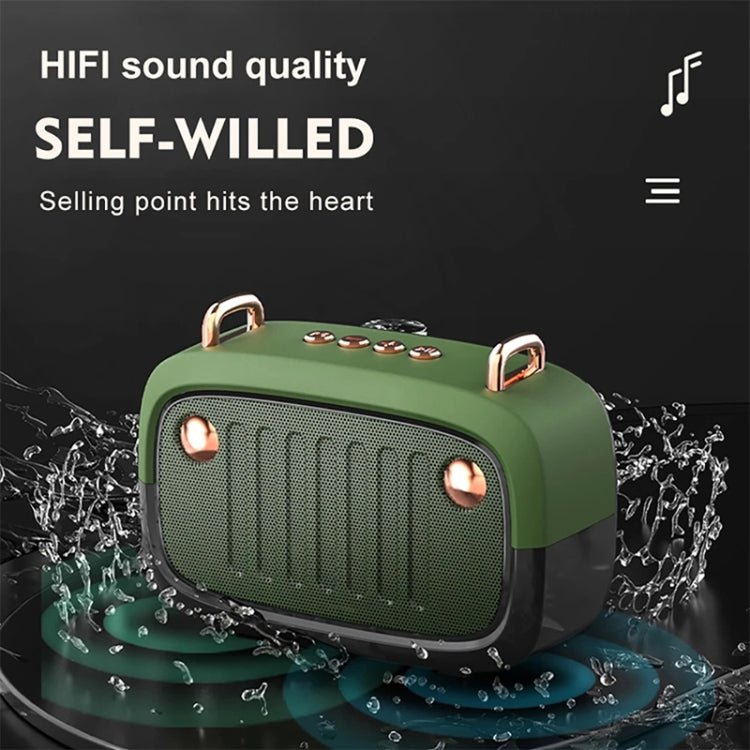 BS32D Wireless Bluetooth Speaker Cartoon Subwoofer Outdoor Card Portable Mini Speaker(Silver Gray) - Mini Speaker by PMC Jewellery | Online Shopping South Africa | PMC Jewellery