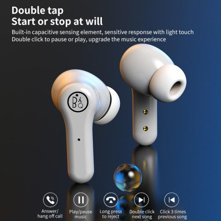 ANC PRO Touch 5.0TWS Master-slave Switch Wireless Bluetooth Headset Intelligent Noise Cancelling(White) - Bluetooth Earphone by PMC TechLife | Online Shopping South Africa | PMC TechLife