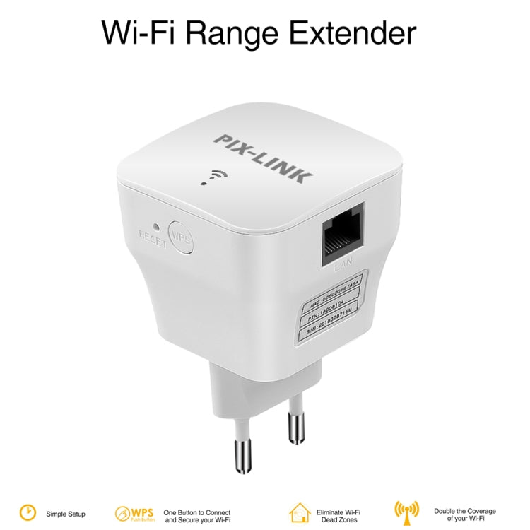 PIXLINK WR12 300Mbps WIFI Signal Amplification Enhanced Repeater, Plug Type:AU Plug - Broadband Amplifiers by PIXLINK | Online Shopping South Africa | PMC Jewellery | Buy Now Pay Later Mobicred