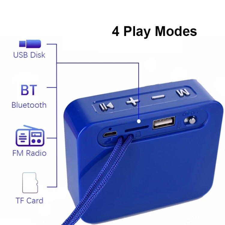 T&G TG166 Color Portable Wireless Bluetooth Small Speaker(Black) - free shipping - PMC TechLife - Order now!