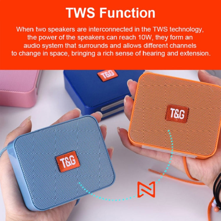 T&G TG166 Color Portable Wireless Bluetooth Small Speaker(Silver Gray) - Mini Speaker by T&G | Online Shopping South Africa | PMC Jewellery