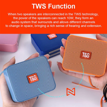 T&G TG166 Color Portable Wireless Bluetooth Small Speaker(Green) - Mini Speaker by T&G | Online Shopping South Africa | PMC Jewellery | Buy Now Pay Later Mobicred