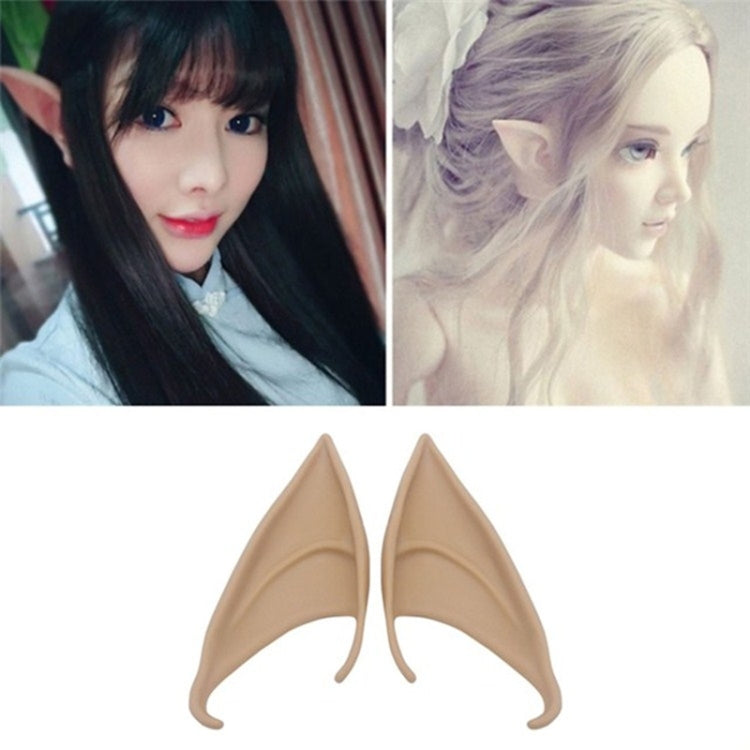 1pair Halloween Elf Latex Ears Cosplay Props, Size: 12cm(Complexion) - free shipping - PMC TechLife - Order now!