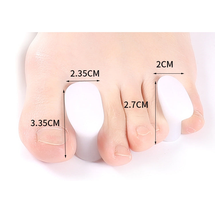 10 Pairs Gel Toe Separator Foot Care Tool Silicone Big Toe Bunion Straightener Valgus Hallux Bunion Protector Corrector Alignment - Corrector by PMC Jewellery | Online Shopping South Africa | PMC Jewellery