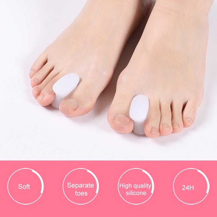 10 Pairs Gel Toe Separator Foot Care Tool Silicone Big Toe Bunion Straightener Valgus Hallux Bunion Protector Corrector Alignment - Corrector by PMC Jewellery | Online Shopping South Africa | PMC Jewellery