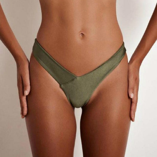 Sexy Women Cotton G String Thongs Low Waist Sexy Panties Ladies Seamless Underwear, Size:M(Green) - Ladies Underwear by PMC Jewellery | Online Shopping South Africa | PMC Jewellery