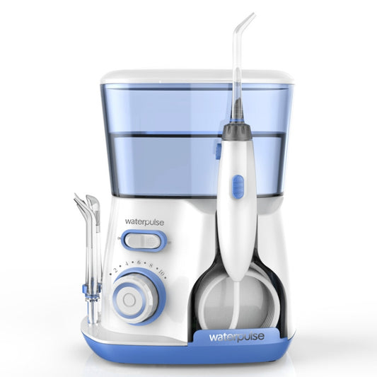 Waterpulse V300 800ml Oral Irrigator Dental Flosser Oral Hygiene Water Flossing Cleaner, Plug Type:EU(Blue) - Oral Irrigators by Waterpulse | Online Shopping South Africa | PMC Jewellery | Buy Now Pay Later Mobicred