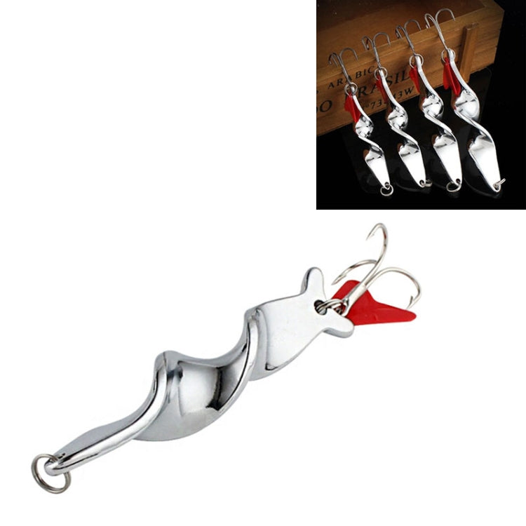 Rotating Metal Spinner Fishing Lure Hard Baits Fish Hook Tackle, Weight:21g - Fishing Hooks by PMC TechLife | Online Shopping South Africa | PMC TechLife | Buy Now Pay Later Mobicred