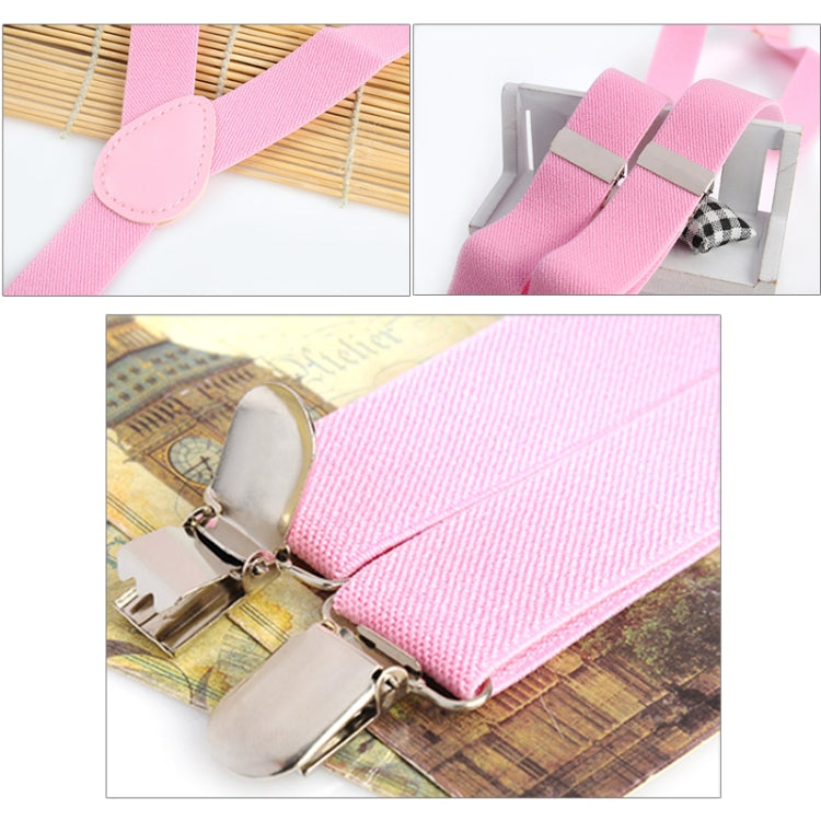 Candy-colored Stretch Polyester Adjustable Shoulder Strap Clip(Pink) - Belts by PMC Jewellery | Online Shopping South Africa | PMC Jewellery