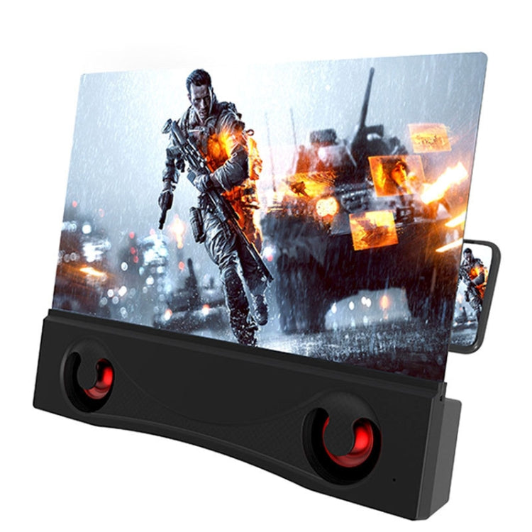 F12 12 inch Dual Speakers Phone Eye Protection Screen Amplifier - Screen Magnifier by PMC TechLife | Online Shopping South Africa | PMC TechLife