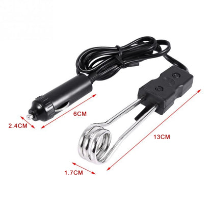 Portable 12V/24V Electric Car Boiled Immersion Water Heater Traveling Camping Picnic, Voltage:12V(Black) - Water Heaters & Accessories by PMC Jewellery | Online Shopping South Africa | PMC Jewellery