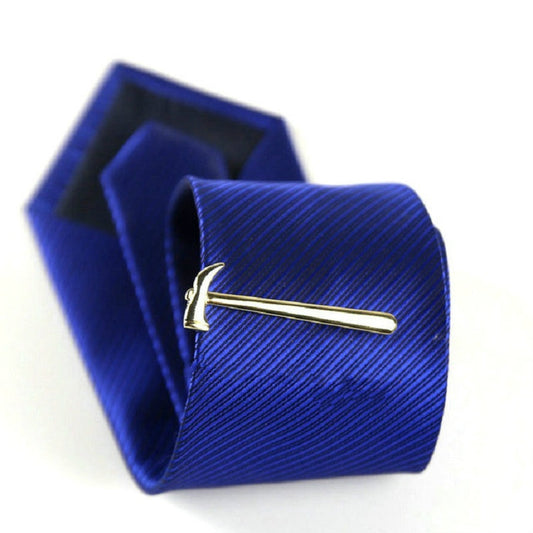 Men Signature Metal Tie Clip Clothing Accessories(Hammer) - Tie clip by PMC Jewellery | Online Shopping South Africa | PMC Jewellery