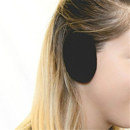 Adults Winter Bandless Warm Earmuffs Ear Protection Cover, A Pair(Black) - Bomber Hats by PMC Jewellery | Online Shopping South Africa | PMC Jewellery