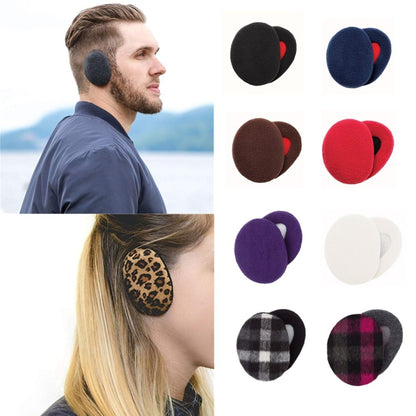 Adults Winter Bandless Warm Earmuffs Ear Protection Cover, A Pair(Black) - Bomber Hats by PMC Jewellery | Online Shopping South Africa | PMC Jewellery