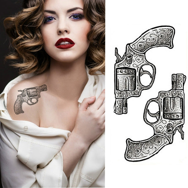 2 PCS Small Full Arm Temporary Waterproof Tattoo Stickers(xqb036) - Sticker by PMC Jewellery | Online Shopping South Africa | PMC Jewellery