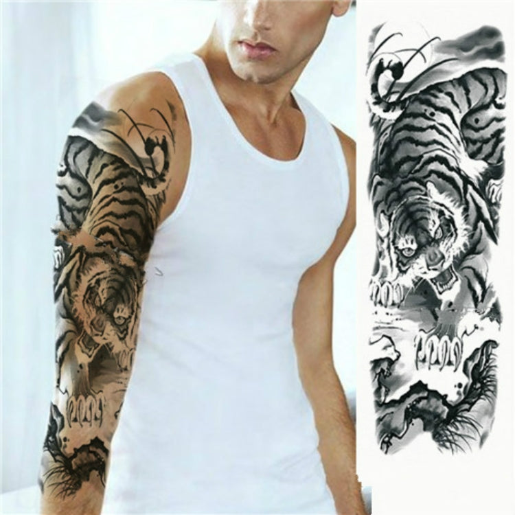 2 PCS Large Arm Sleeve Waterproof Temporary Tattoo Sticker(TQB-018) - Sticker by PMC Jewellery | Online Shopping South Africa | PMC Jewellery