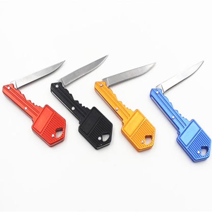 Key Chain Portable Folding Knife Peeler Mini Camping Key-shaped Self-defense Knife - Self-defense Protection by PMC Jewellery | Online Shopping South Africa | PMC Jewellery