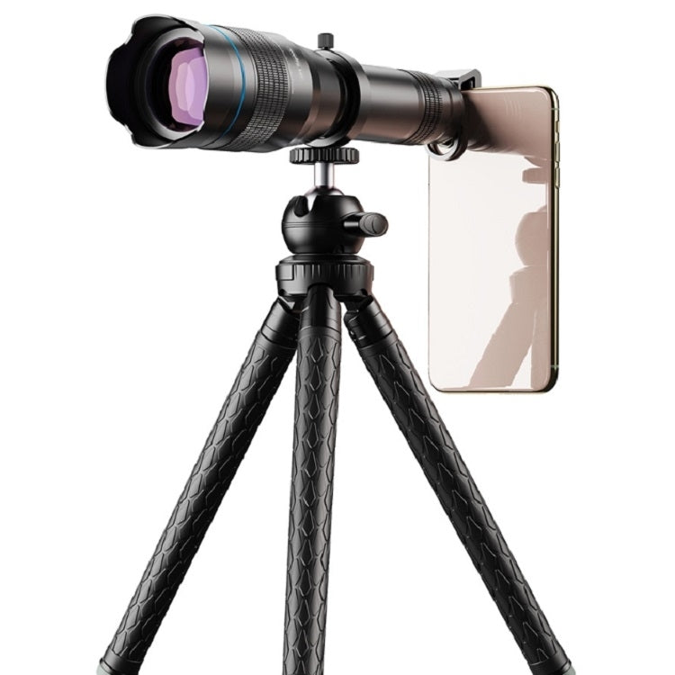 APEXEL APL-JS60XJJ09 All Metal 60X HD External Magnifying Telescope Universal Telephoto Mobile Phone Lens - Telescope & Microscope by APEXEL | Online Shopping South Africa | PMC Jewellery | Buy Now Pay Later Mobicred