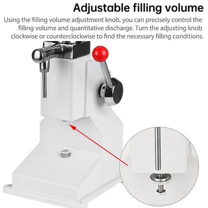 A03 Mini Stainless Steel  Pneumatic Filling Machine Cream Food Paste Dispensing Liquid Packaging Equipment - Cooking Tools by PMC Jewellery | Online Shopping South Africa | PMC Jewellery