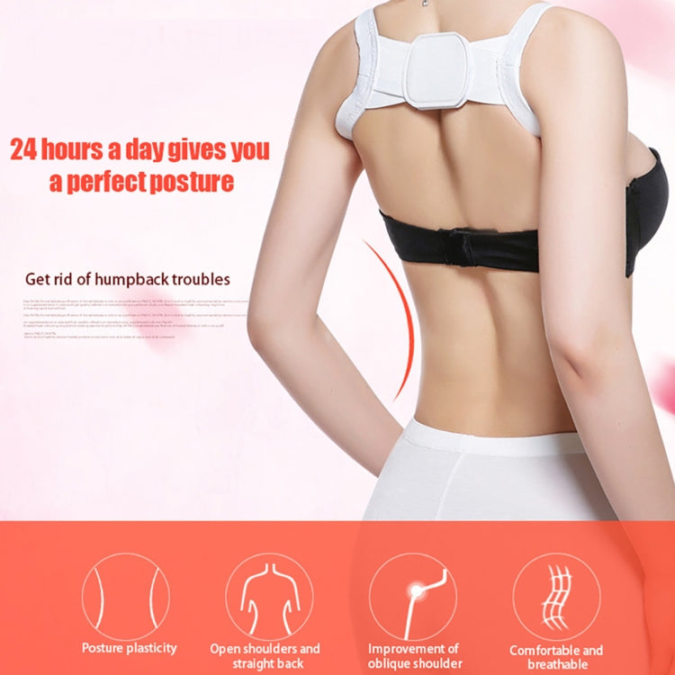 Adjustable Women Back Posture Corrector Shoulder Support Brace Belt Health Care Back Posture Belt, Size:L(White) - Corrector by PMC Jewellery | Online Shopping South Africa | PMC Jewellery