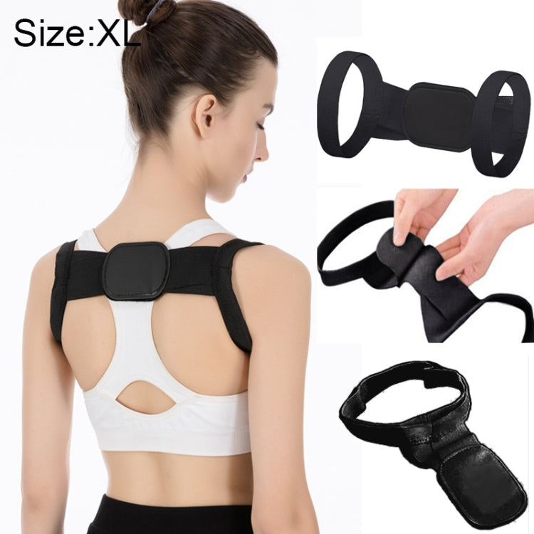 Adjustable Women Back Posture Corrector Shoulder Support Brace Belt Health Care Back Posture Belt, Size:XL(Black) - Corrector by PMC Jewellery | Online Shopping South Africa | PMC Jewellery