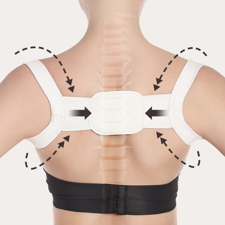 Adjustable Women Back Posture Corrector Shoulder Support Brace Belt Health Care Back Posture Belt, Size:XL(Black) - Corrector by PMC Jewellery | Online Shopping South Africa | PMC Jewellery