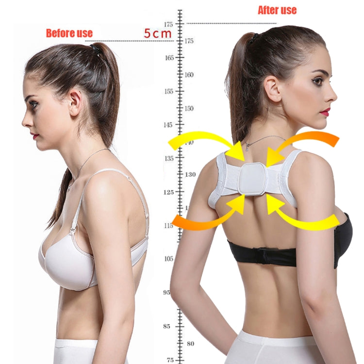 Adjustable Women Back Posture Corrector Shoulder Support Brace Belt Health Care Back Posture Belt, Size:S(Black) - Corrector by PMC Jewellery | Online Shopping South Africa | PMC Jewellery