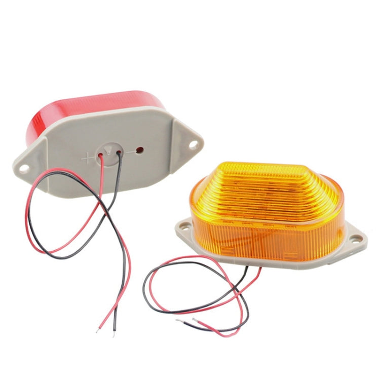 AC220V Led Mini Strobe Signal Warning Light Silent Warning Light(Orange) - Warning Lights by PMC TechLife | Online Shopping South Africa | PMC TechLife
