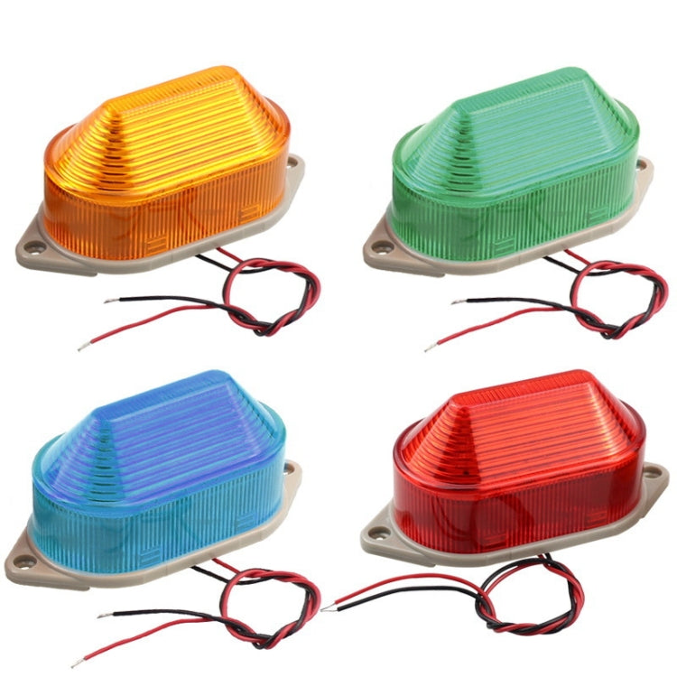 AC220V Led Mini Strobe Signal Warning Light Silent Warning Light(Orange) - Warning Lights by PMC TechLife | Online Shopping South Africa | PMC TechLife