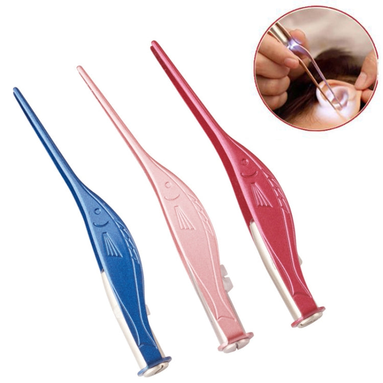 3 PCS Visible Light Ear Spoon Tool Tweezers(Random Color Delivery) - Ear Care Tools by PMC Jewellery | Online Shopping South Africa | PMC Jewellery