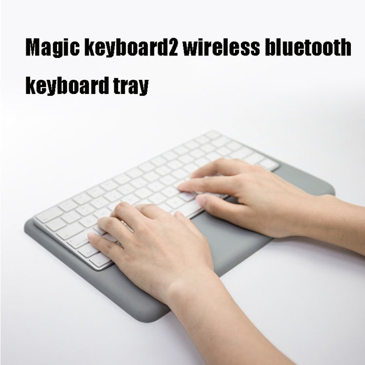 Wireless Keyboard Support Memory Foam Silicone Wrist Pad Base for Apple Magic Keyboard 2, Size:S(Black) - Other Accessories by PMC Jewellery | Online Shopping South Africa | PMC Jewellery