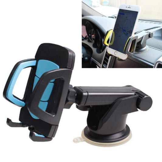 Car Phone Holder Car Air Outlet Mobile Phone Holder Suction Cup Navigation Instrument Panel General, Style:2 in 1(Blue) - Car Holders by PMC Jewellery | Online Shopping South Africa | PMC Jewellery