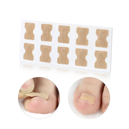 10 PCS Glue-free Orthopedic Nail Stick Toe Nail Groove Inlay Corrector(White Bottom) - Corrector by PMC Jewellery | Online Shopping South Africa | PMC Jewellery