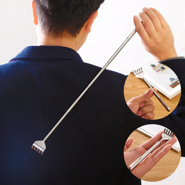 2 PCS Extendable Back Scratcher Stainless Steel Telescopic Anti Itch Claw Massager Extender - free shipping - PMC TechLife - Order now!