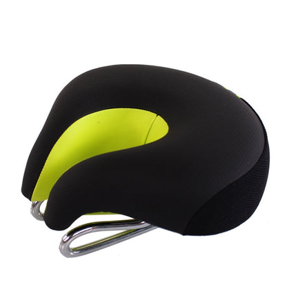 Noseless Bicycle Saddle Mountain Bike Thickened  Soft Cushion(Green) - Bicycle Saddle by PMC Jewellery | Online Shopping South Africa | PMC Jewellery