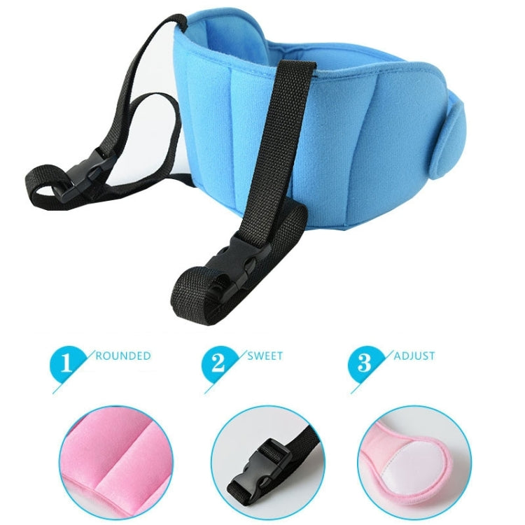 Child Car Seat Head Support Comfortable Safe Sleep Solution Pillows Neck Travel Stroller Soft Cushion (Dark Blue) - Seat Belts & Padding by PMC TechLife | Online Shopping South Africa | PMC TechLife