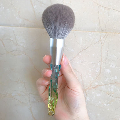 Makeup Brush Corn Silk Fiber Hair Can Washing Makeup Brush, Style:Green Loose Powder Brush - Makeup Brushes by PMC Jewellery | Online Shopping South Africa | PMC Jewellery