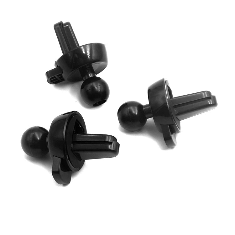 10 PCS Car Air Outlet Clip Accessories Round Olecranon Non-Slip Air Outlet Clip(Black) - Car Holders by PMC Jewellery | Online Shopping South Africa | PMC Jewellery