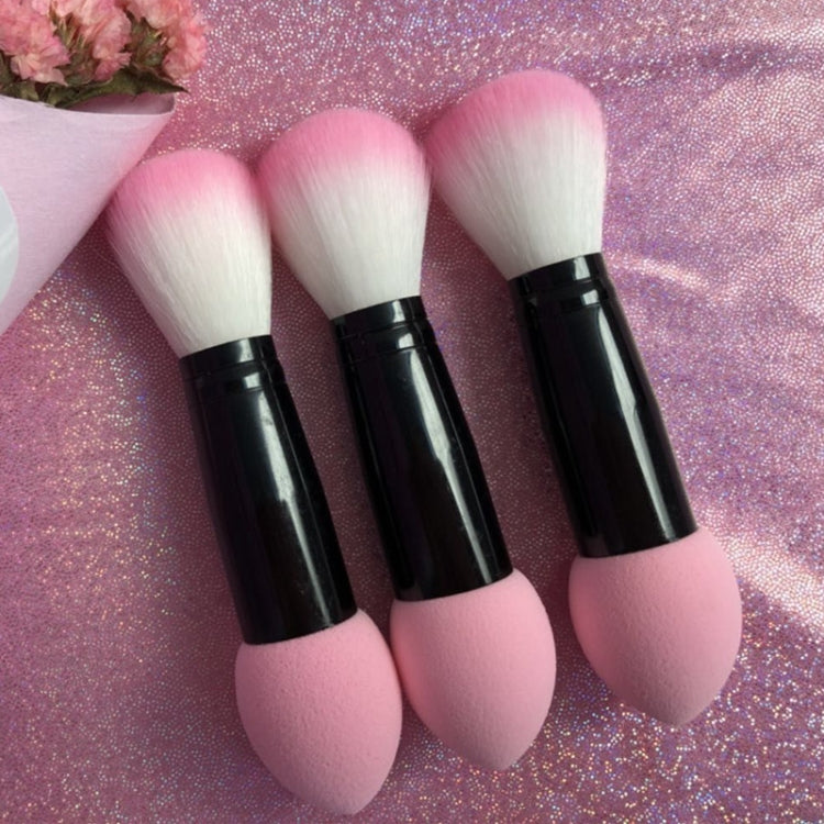 3 PCS Double-head Makeup Brush Powder Puff Loose Powder Makeup Tool - Makeup Brushes by PMC Jewellery | Online Shopping South Africa | PMC Jewellery