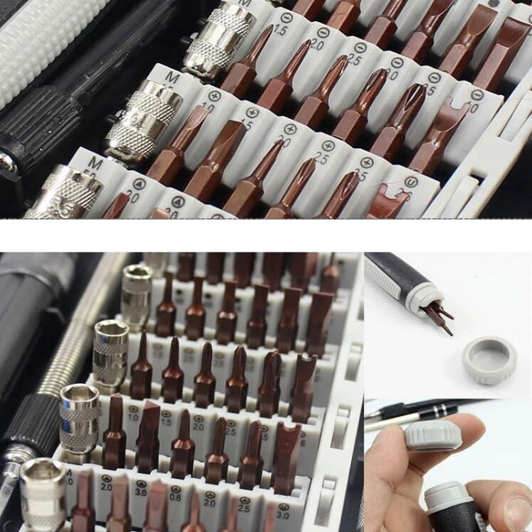 60 in 1 S2 Mobile Phone Notebook Computer Disassembly Tool Repair Phillips Screwdriver(Black) - Screwdriver Set by PMC TechLife | Online Shopping South Africa | PMC TechLife