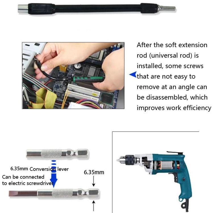 60 in 1 S2 Mobile Phone Notebook Computer Disassembly Tool Repair Phillips Screwdriver(Black) - Screwdriver Set by PMC Jewellery | Online Shopping South Africa | PMC Jewellery