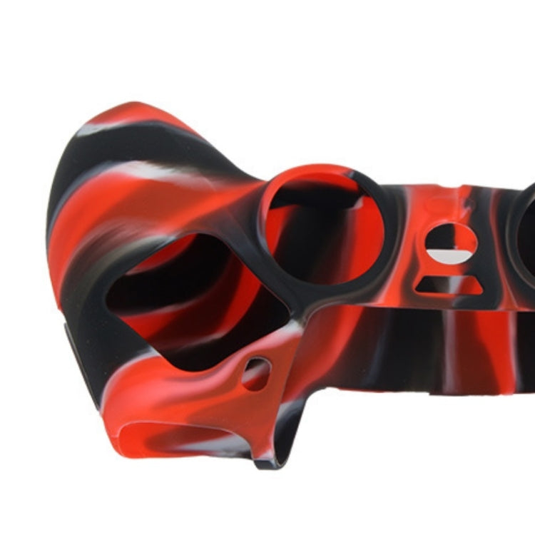 2 PCS Silicone Handle Protector Non-Slip Game Handle Cover For PS5(Black Red) - Cases by PMC TechLife | Online Shopping South Africa | PMC TechLife