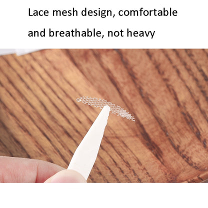 4 PCS Sticky Double Eyelid Stickers When Exposed To Water, Natural Invisible Lace Olives Glue-Free Beauty Eye Stickers(Lace M-Roll) - Eyes by PMC Jewellery | Online Shopping South Africa | PMC Jewellery