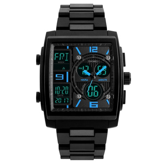 SKMEI 1274  Men Fashion Electronic Watch Multifunctional Outdoor Sports Watch(Blue) - Sport Watches by SKMEI | Online Shopping South Africa | PMC Jewellery | Buy Now Pay Later Mobicred